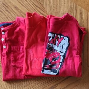 Lot Of Boys Shirts Long Sleeve And 2 Button Down Short Sleeve